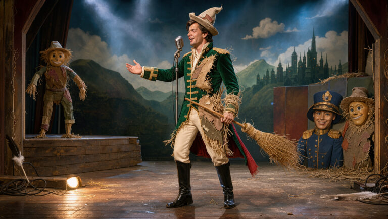 Jonathan Bailey in Wicked: Fiyero, Singing and Scarecrow Twist