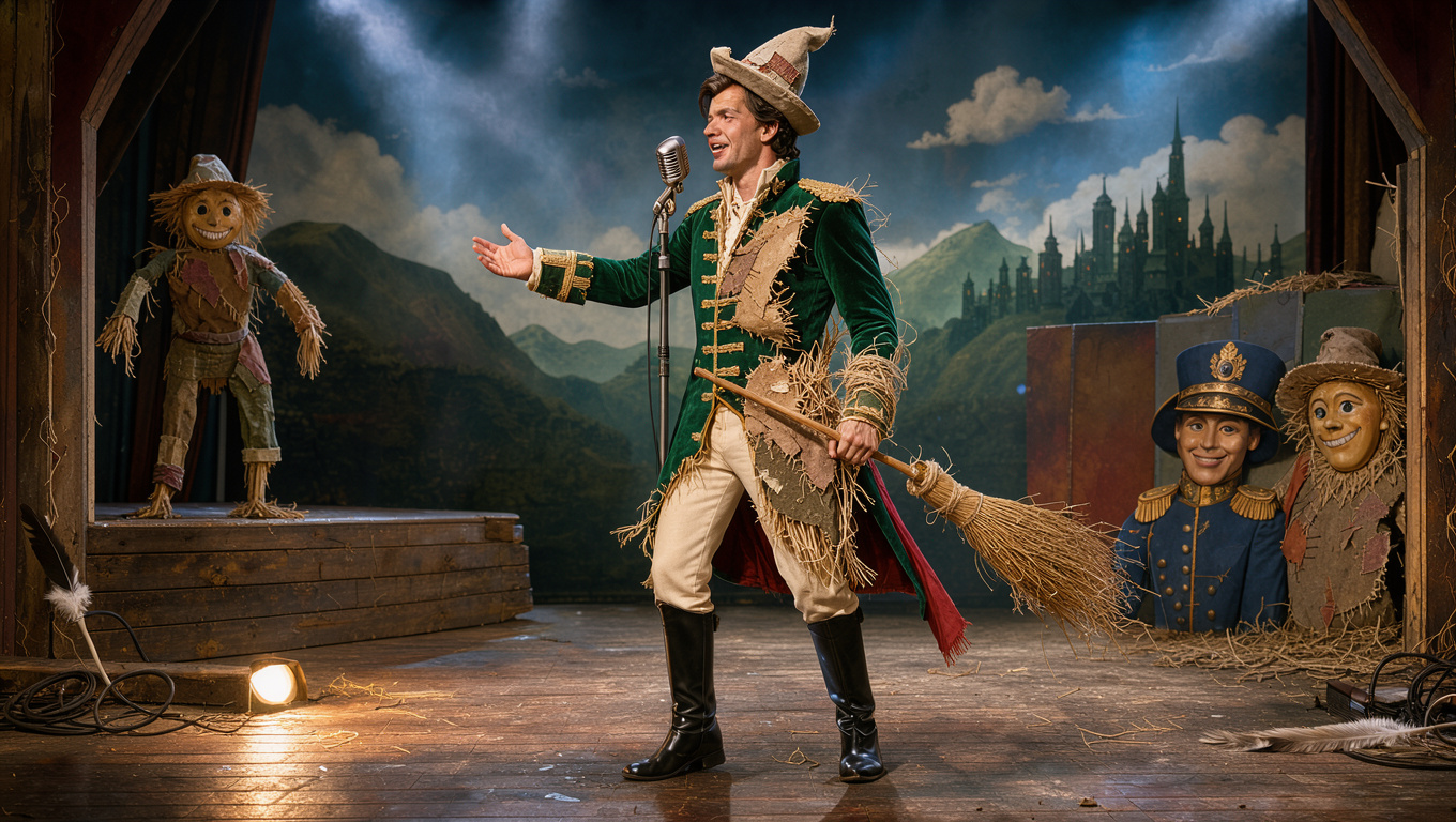 Jonathan Bailey in Wicked: Fiyero, Singing and Scarecrow Twist